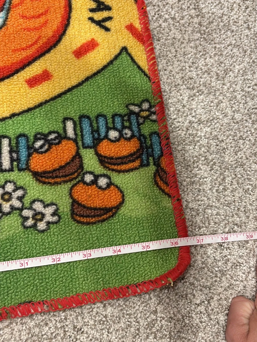 90’s/ Y2K Vintage 1999 McDonald’s Adventure Happy Meal Play Rug/Mat, Very Rare!